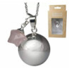 Bola de grossesse etoile quartz rose : chezlescanailles 