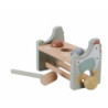 Banc a marteler en bois - Little Farm : chezlescanailles