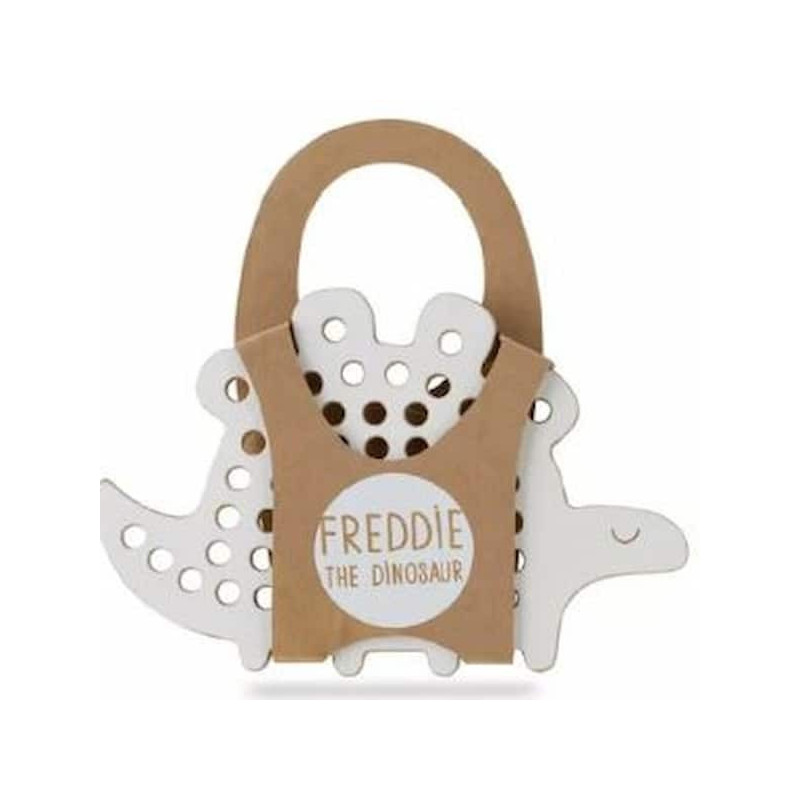 Animaux a lacer - Freddie le dino : chezlescanailles Animaux a lacer - Freddie le dino : chezlescanailles