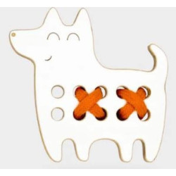 Animaux a lacer - Bruno petit chien : chezlescanailles