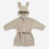 Peignoir éponge 3-4 ans  -  Miffy jacquard Nougat : chezlescanailles
