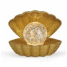 Lampe coquillage glitter dorée  : chezlescanailles