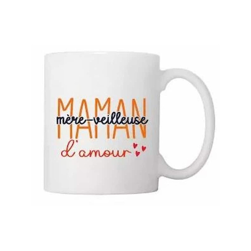 Tasse - Maman mere-veilleuse : chezlescanailles Tasse - Maman mere-veilleuse : chezlescanailles