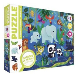 Puzzle cherche et trouvre des tout petits - Animaux : chezlescanailles