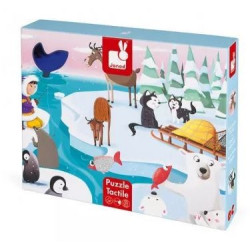 Puzzle tactile - sur la banquise : chezlescanailles