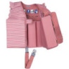 Gilet sauvetage - Pink stripe - 1/2 ans : chezlescanailles