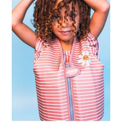 Gilet sauvetage - Pink stripe - 1/2 ans : chezlescanailles