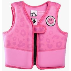 Gilet de sauvetage - Leopard rose - 4/6 ans : chezlescanailles