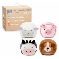 Les dooballs - Set de 4 balles - ferme : chezlescanailles