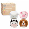Les dooballs - Set de 4 balles - ferme : chezlescanailles