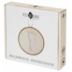 Medaillon empreinte bois : chezlescanailles