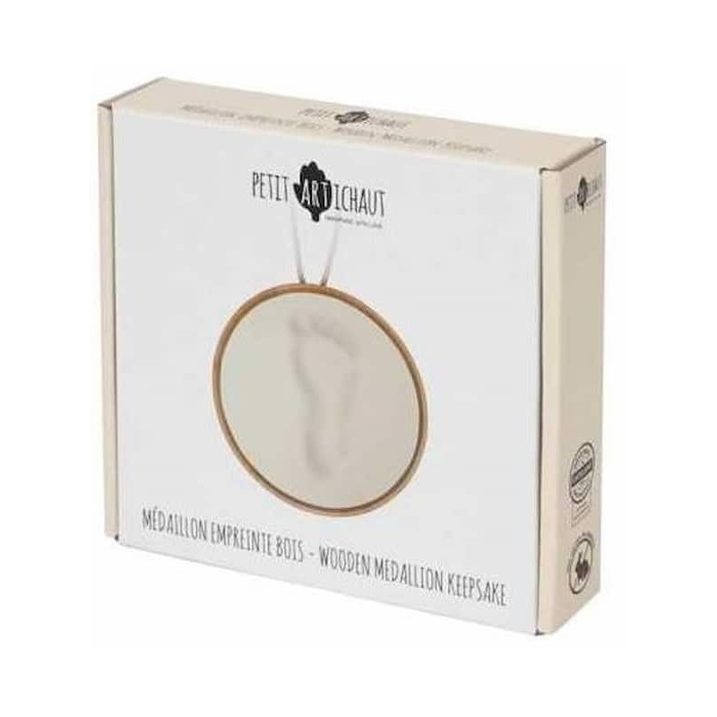 Medaillon empreinte bois : chezlescanailles Medaillon empreinte bois : chezlescanailles