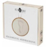 Medaillon empreinte bois : chezlescanailles