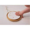 Medaillon empreinte bois : chezlescanailles