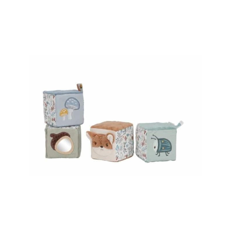 Lot de 4 cubes - Forest friend : chezlescanailles Lot de 4 cubes - Forest friend : chezlescanailles