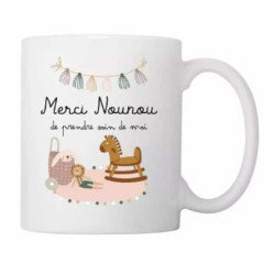 Mug Merci Nounou : chezlescanailles
