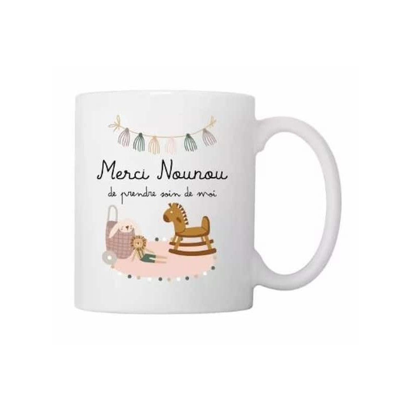 Mug Merci Nounou : chezlescanailles Mug Merci Nounou : chezlescanailles