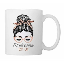 Mug Maitresse en Or : chezlescanailles