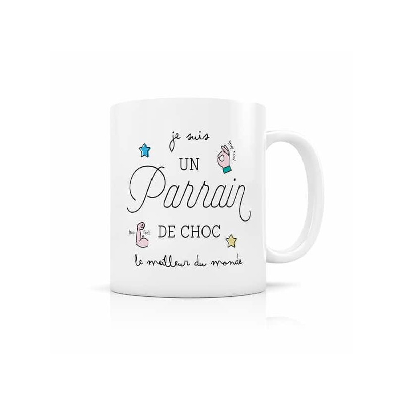 Mug - Parrain de choc: chezlescanailles