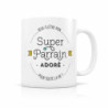 Mug - Veux tu etre mon super parrain adoré: chezlescanailles