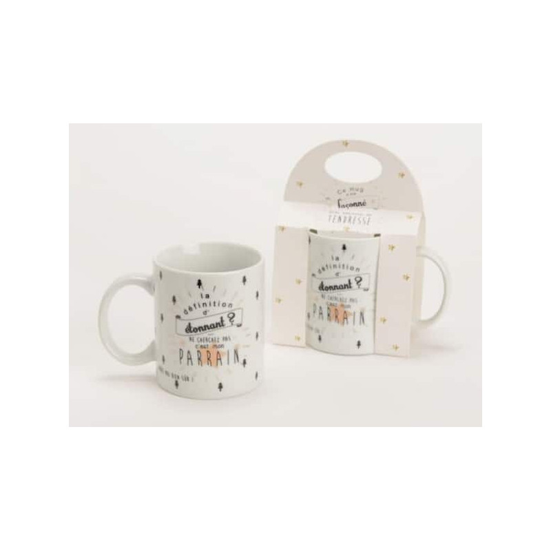 Mug Etonnant Parrain: chezlescanailles Mug Etonnant Parrain: chezlescanailles