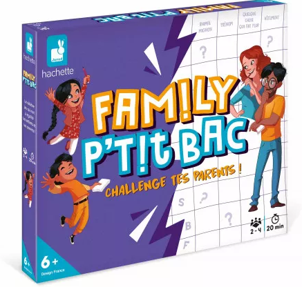 Jeu Family P'tit Bac - Challenge tes Parents