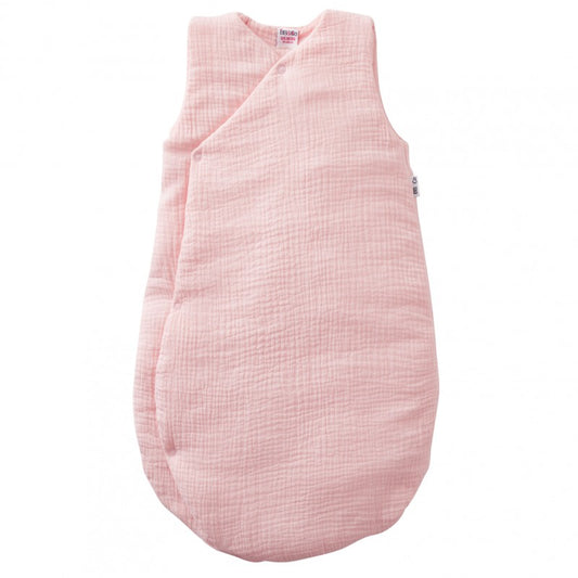 Gigoteuse forme kimono gaze de coton rose blush 0-6M