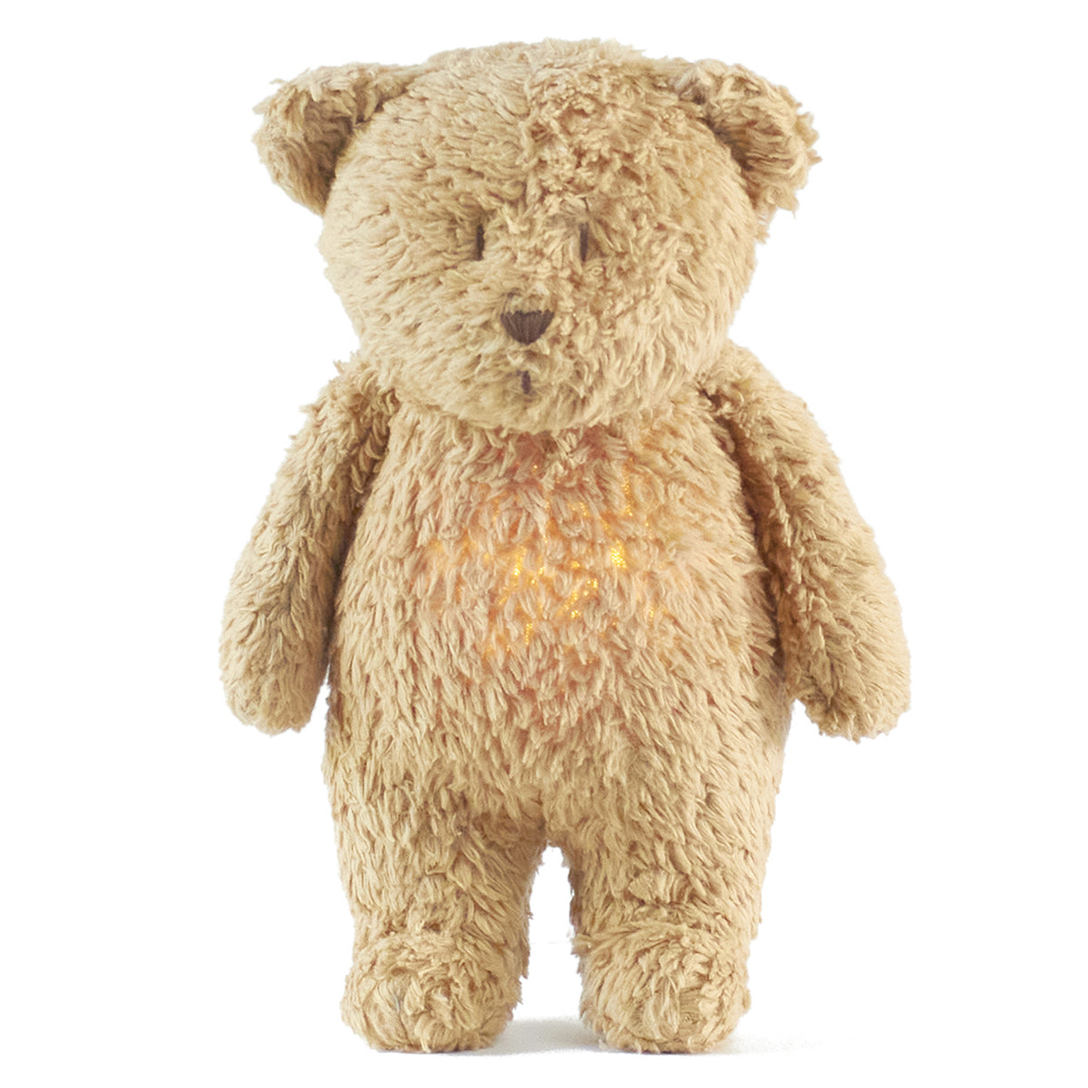 Peluche Lumière-Sons Ours Organique Moonie Cappuccino