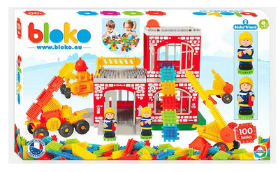 Coffret La Caserne Pompiers Bloko - 100 + figurines 3D