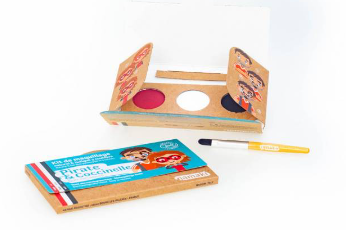 Kit de maquillage 3 couleurs Pirate & Coccinelle