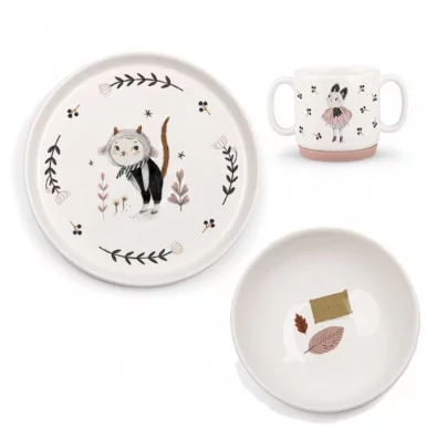 Set vaisselle porcelaine Après la pluie